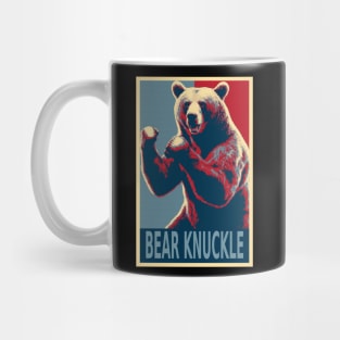 Bare Knuckle Boxing Bear Funny Hope Mug